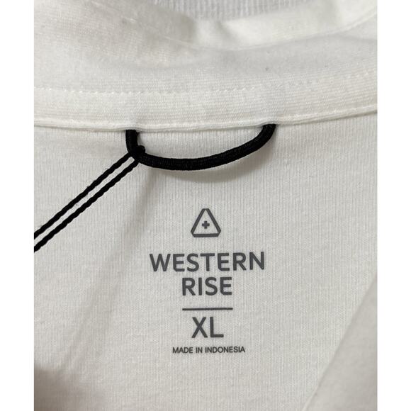 NWT Western Rise X Cotton Button Down Shirt Mens Large White Stretch Long Sleeve - Picture 6 of 12